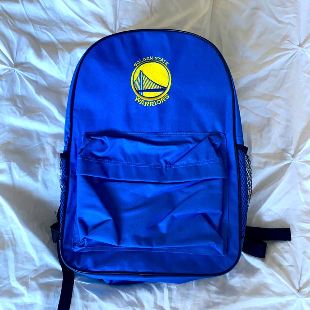 💛💙GOLDEN STATE WARRIORS 💙💛BACKPACK NEW 🏀 🎒 blue and yellow